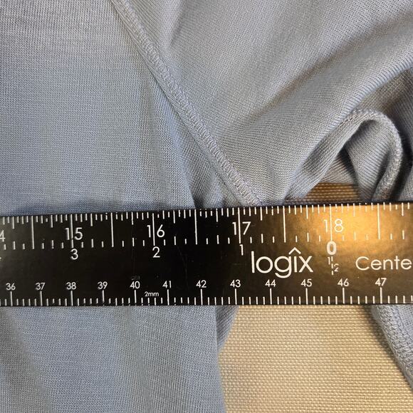 Calvin Klein Performance Long Sleeve Drawstring Top Blue XS NWT - Picture 11 of 16